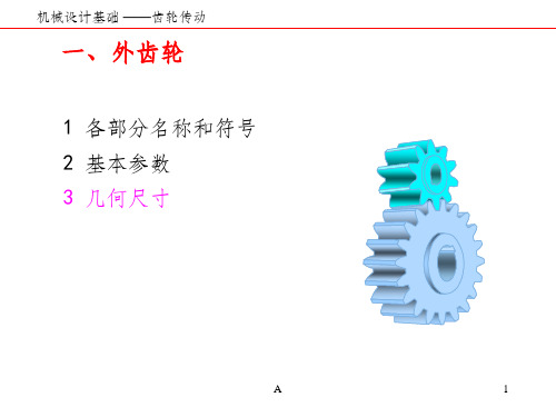 齿轮几何尺寸