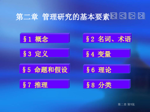 管理研究的基本要素研究报告