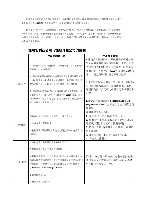 伯利兹是新兴的海外离岸公司注册地,而开曼则是老牌