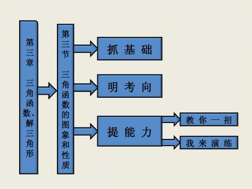 第三章  第三节  三角函数的图象和性质1