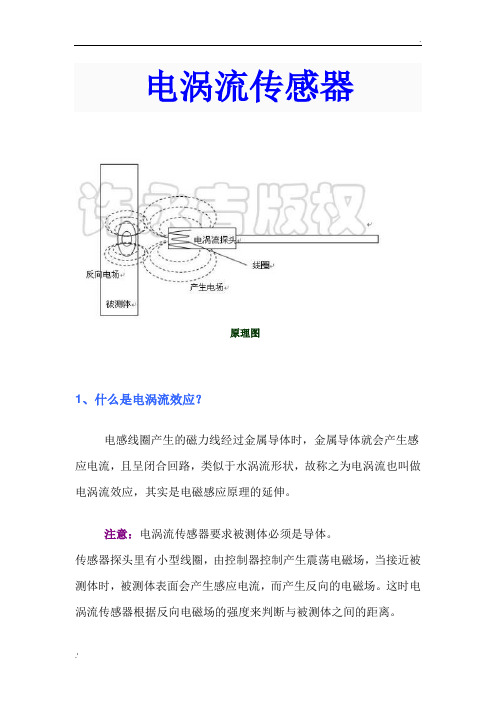 电涡流传感器基本原理以及转速测量的完整实例演示含原理图