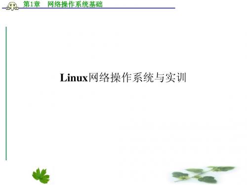 Linux 网络操作系统基础