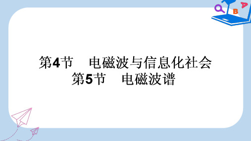 【精选】_高中物理第十四章电磁波14.4电磁波与信息化社会14.5电磁波谱课件新人教版选修3_4