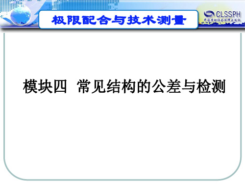 电子课件-《极限配合与技术测量(第五版)-B01-3596 4模块四  常见结构的公差及检测