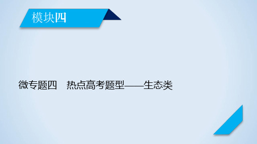 2020届 生物二轮复习 热点高考题型——生态类 课件39张  (全国通用)