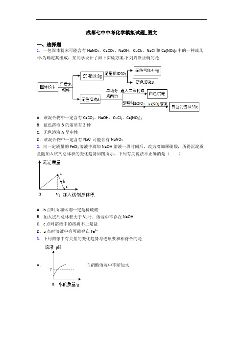 成都七中中考化学模拟试题_图文