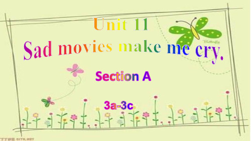 人教新目标版英语九年级全一册Unit 11 Section A 3a-3c.