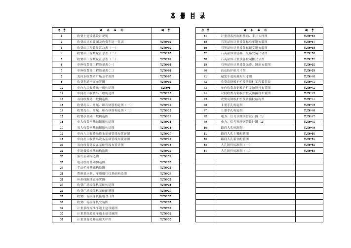 公路收费岛土建 第四册 