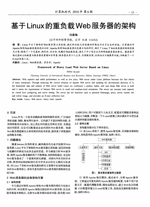 基于Linux的重负载Web服务器的架构