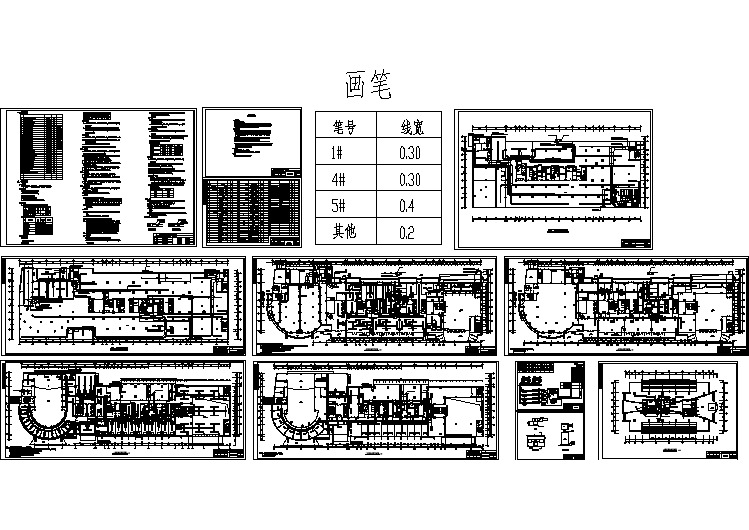 某五星宾馆全套空调通风系统设计cad施工图（含设计说明）