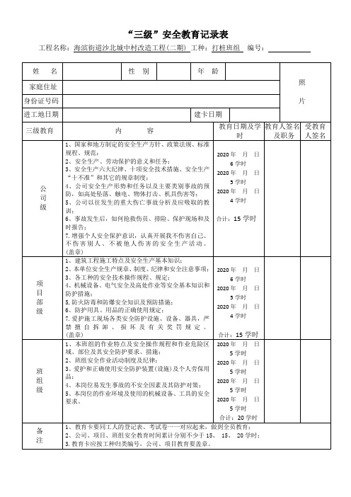 打 挖掘机安全技术交底三级安全教育系列