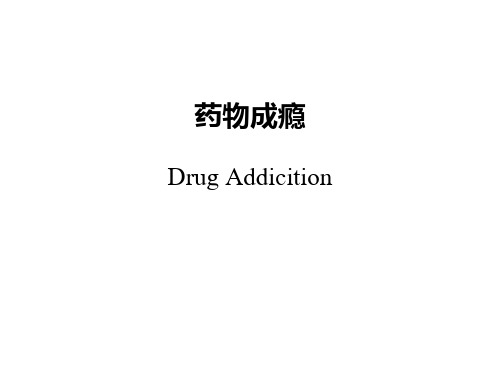 药物成瘾