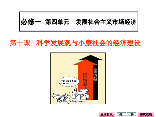 第十课科学发展观与小康社会的经济建设