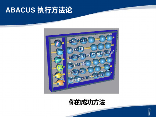 ABACUS 执行方法论