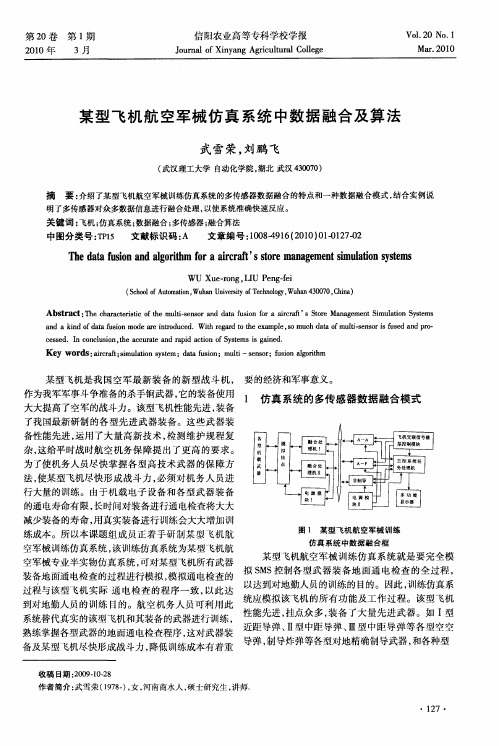 某型飞机航空军械仿真系统中数据融合及算法