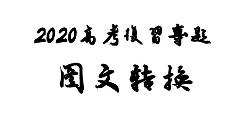 (完整版)2020高考复习之图文转换