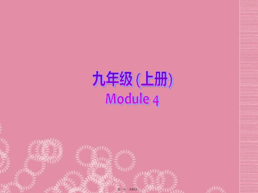 九年级英语上册 Module 4 Great Inventions Unit 3 Language 