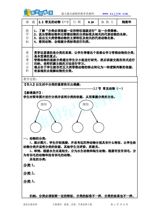 常见的动物(一)sw