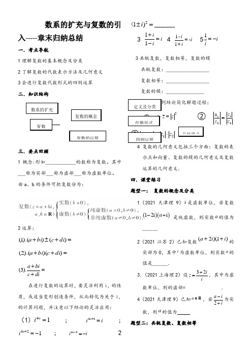 高中数学新人教版B版精品教案《人教版B高中数学选修1-2 本章小结》