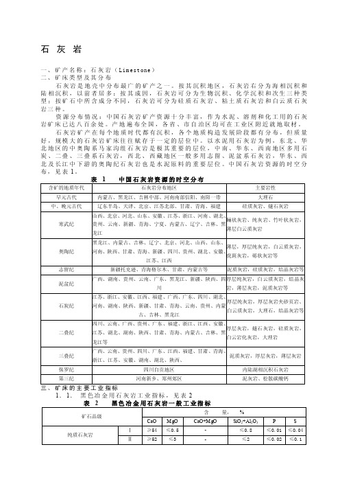 石灰岩[资料]