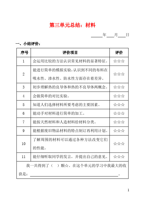 五年级科学下册第四单元地球的运动总结素材教科版