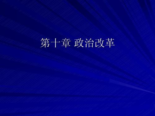 当代中国政府与政治 (9)