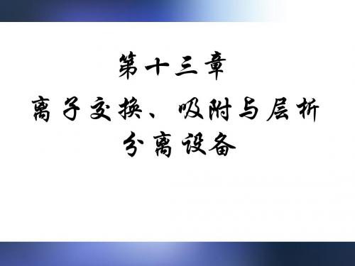 13第十三章 离子交换、吸附与层析分离设备-161