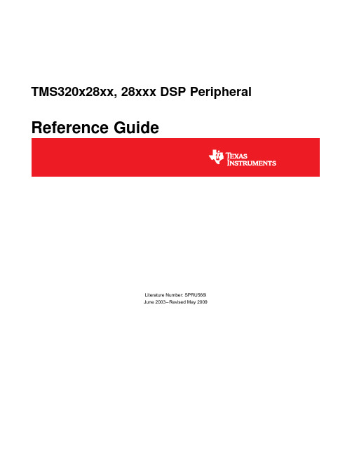 TMS320x28xx, 28xxx DSP Peripherals Reference Guide