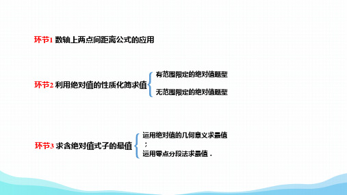 【例题讲解】数轴上两点间距离公式的应用例完整版课件