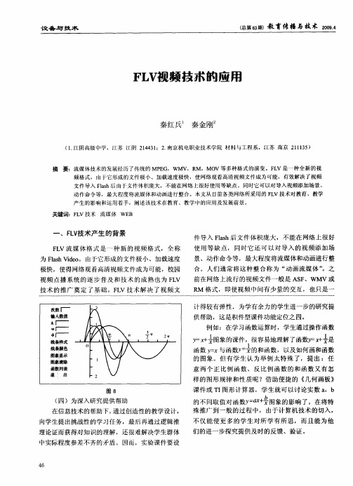 FLV视频技术的应用