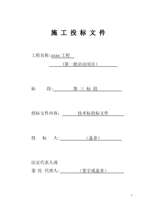 市政工程雨污水改造施工方案技术标