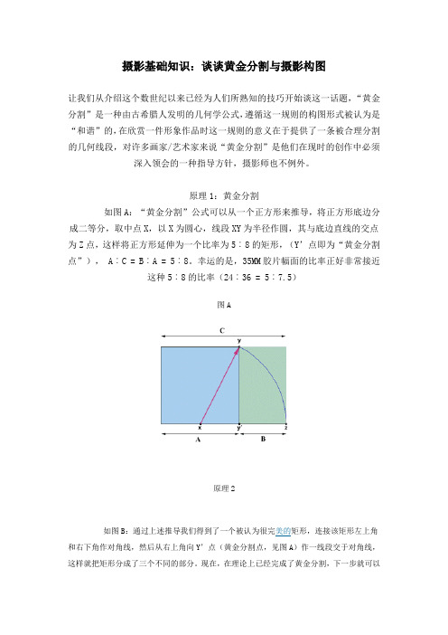 谈谈黄金分割与摄影构图