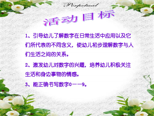 中班数学《有趣的数》PPT课件