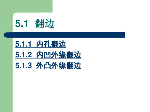 冷冲压工艺及模具设计教程第五章成形工艺