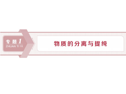 2019-2020学年苏教版选修6 专题1 课题1 海带中碘元素的分离及检验 课件(49张)