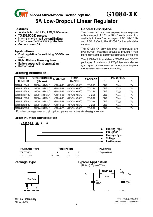 G1084-33T43U中文资料