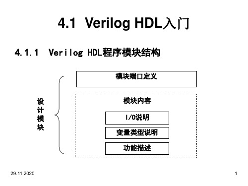 第4章 Verilog HDL精品PPT课件