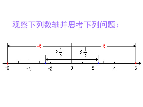 相反数--华师大版