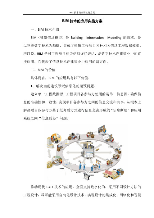 BIM技术的应用实施方案