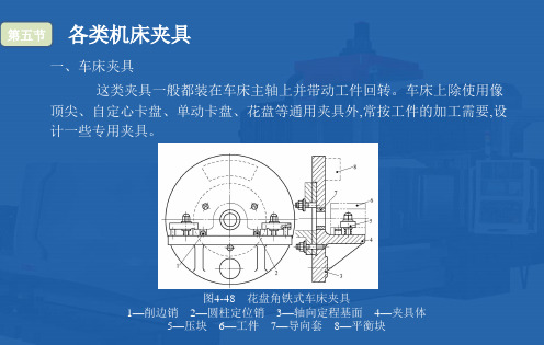 机械制造技术基础课件最新版第四章机床夹具原理与设计第5节