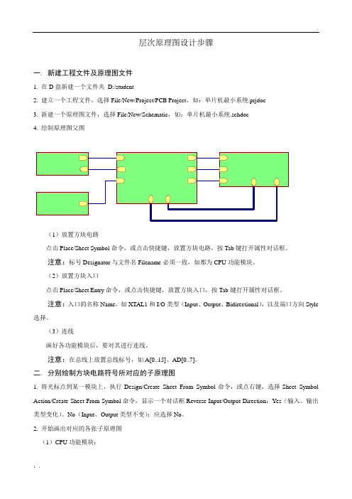 层次原理图设计步骤