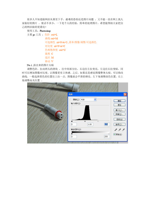 最简单的教程,教你怎么做淘宝网店图片!纯手打