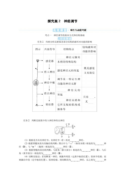 2025版《师说》高中全程复习构想生物定项探究案8.2