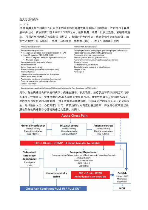 临床经验谈：急性胸痛患者的诊断和危险分层