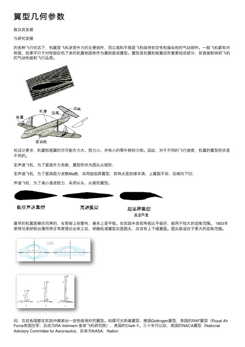 翼型几何参数