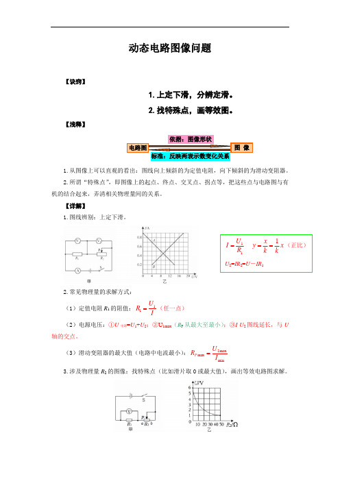 2023年中考物理复习欧姆定律图像问题