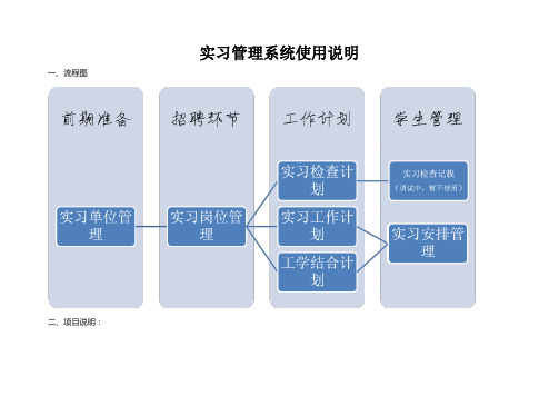 实习管理系统使用说明