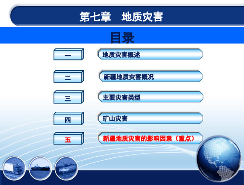 新大新疆地质概论课件第7章 地质灾害