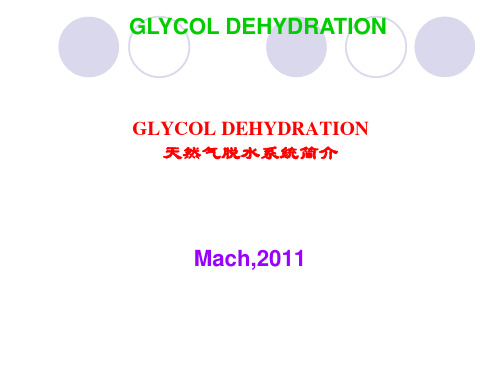 GLYCOL DEHYDRATION天然气脱水系统简介