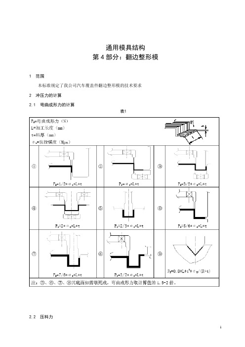 第4部分翻边整形模